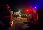 حریق در خوابگاه دخترانه دانشگاه آزاد قزوین +عکس