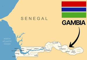 گامبیا؛ عجیب‌ترین مرز جهان!+ عکس
