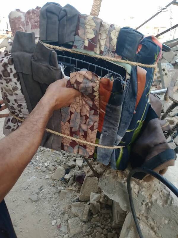 تصاویری از تجهیزات به جا مانده از نیروهای اسرائیلی در خان یونس