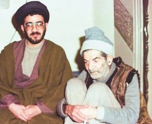 شهید آل‌هاشم و شهریار در یک قاب