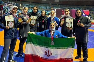 تیم ملی کشتی آلیش زنان قهرمان آسیا شد
