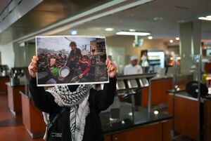 عکس/ تجمع دانشجویان حامی فلسطین در دانشگاه‌های برلین