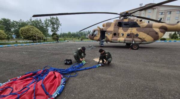 اردوی آموزشی تاکتیکی هوانیروز سپاه در منطقه شمال کشور