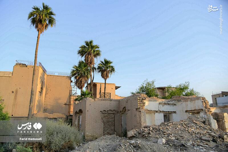 عکس/ گلولههایی که هنوز جایشان روی دیوارهاست