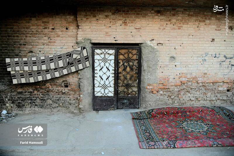 عکس/ گلولههایی که هنوز جایشان روی دیوارهاست