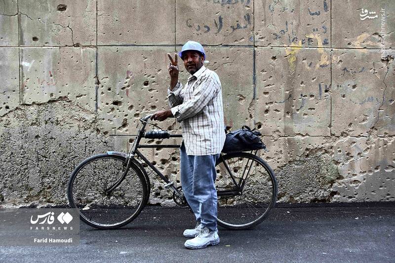 عکس/ گلولههایی که هنوز جایشان روی دیوارهاست