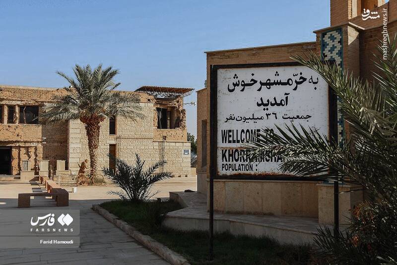 عکس/ گلولههایی که هنوز جایشان روی دیوارهاست