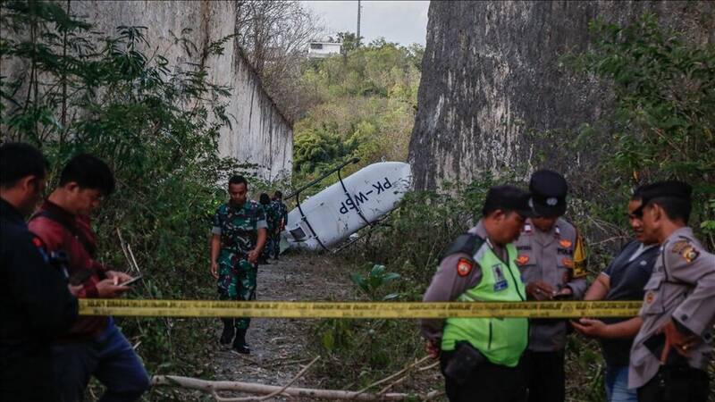 سقوط بالگرد پلیس در تایلند/ ۳ نفر کشته شدند+ تصاویر