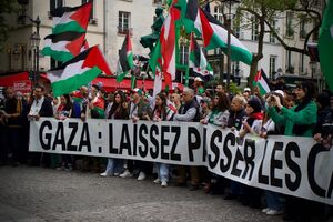 عکس/ تظاهرات حمایت از فلسطین و غزه در پاریس