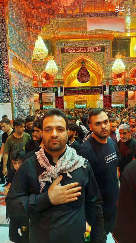 تصاویری از قاضی شهید احسان باقری در کربلا