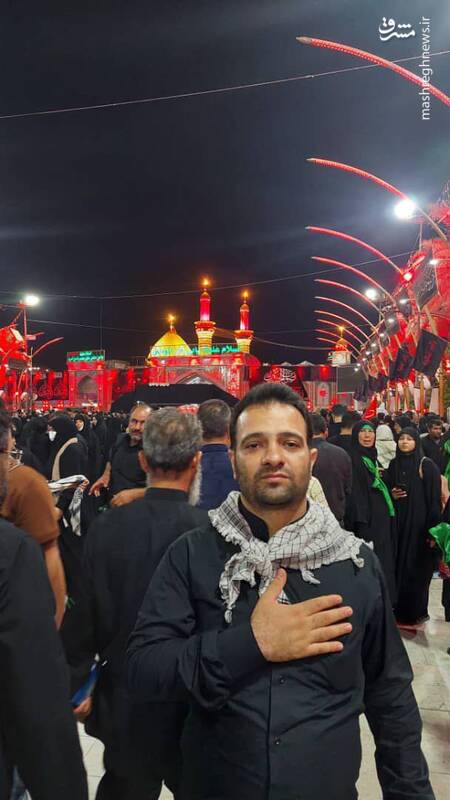 تصاویری از قاضی شهید احسان باقری در کربلا