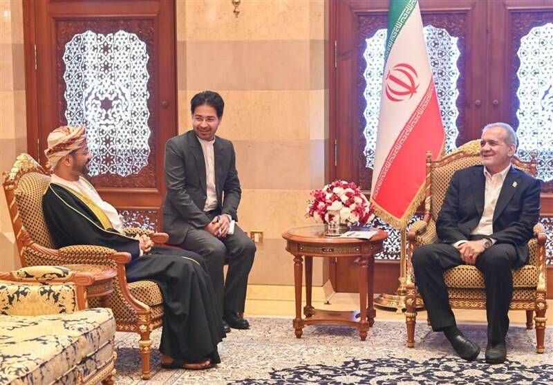 دیدار وزیر خارجه عمان با پزشکیان+ عکس