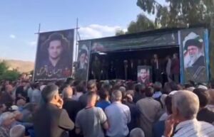 فیلم/ تشییع قاضی شهید باقری در شهرستان ممسنی