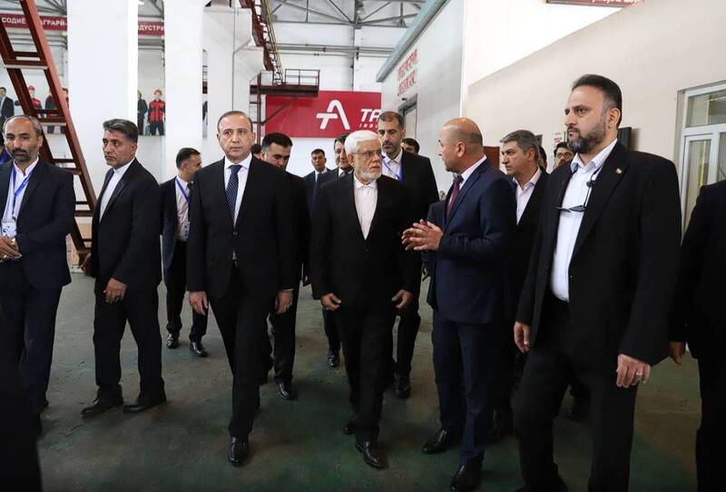 تاجيكستان،بازديد،كارخانه،معاون