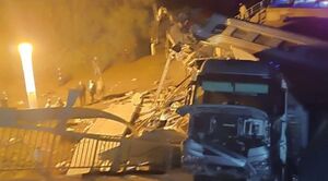 فیلم/ سقوط پل در بریانسک روسیه با ۲۸ کشته و زخمی