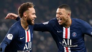 واکنش امباپه و نیمار به قهرمانی PSG +عکس