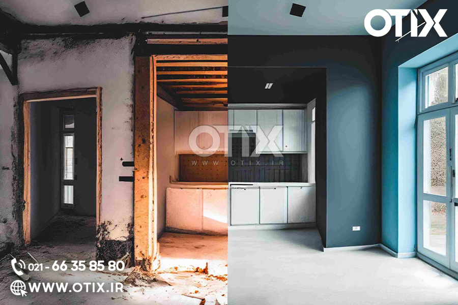 بازسازی و تعمیرات ساختمان با OtiX ، هر سازهای شایسته دیدن دوباره است