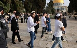 حرمت‌شکنی شهرک‌نشینان صهیونیست در مسجدالاقصی