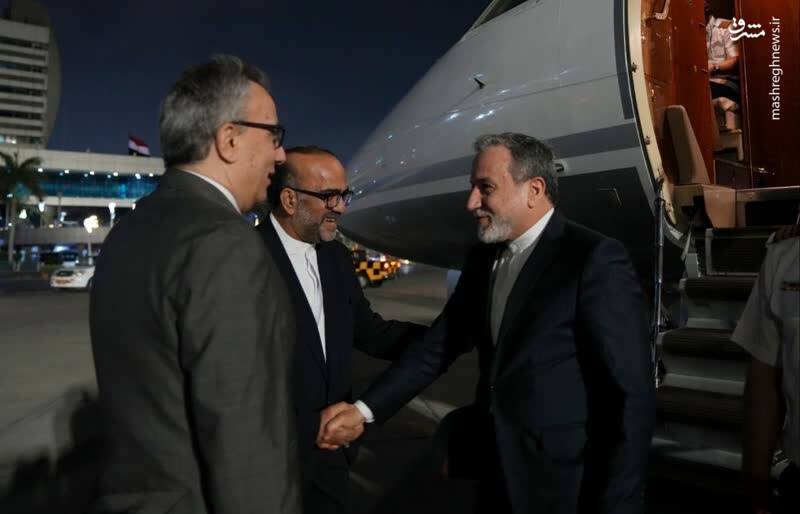 عراقچی وارد قاهره شد+عکس