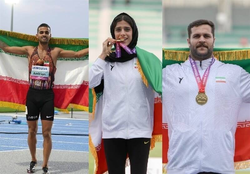 مدال،دووميداني،كسب،طلا،نقره،آسيايي،مبيني،ورزشكار،كشورمان،فدر ...