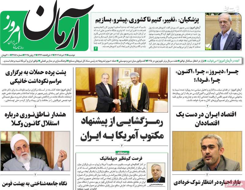 عبور از خط امام توسط خط امامیهای سابق/ رمزگشایی از پیشنهاد مکتوب آمریکا به ایران