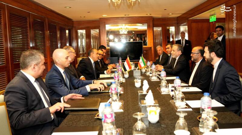 دیدار وزیران خارجه ایران و مصر در قاهره+ عکس
