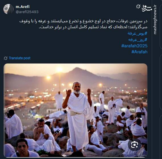 کاربران توئیتری از عرفه چه گفتند؟