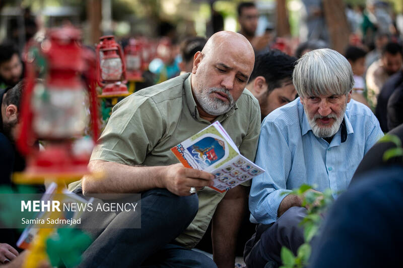 مراسم دعای عرفه در گلزار شهدای بهشت زهرا (س) تهران