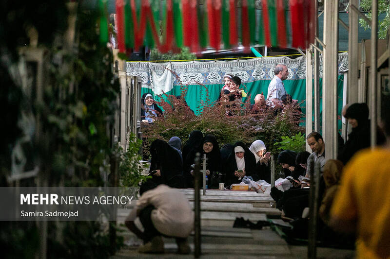 مراسم دعای عرفه در گلزار شهدای بهشت زهرا (س) تهران