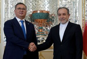 عکس/ دیدار وزرای خارجه ایران و قزاقستان در تهران