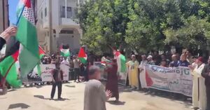 راهپیمایی مراکشی‌ها در حمایت از غزه+ فیلم