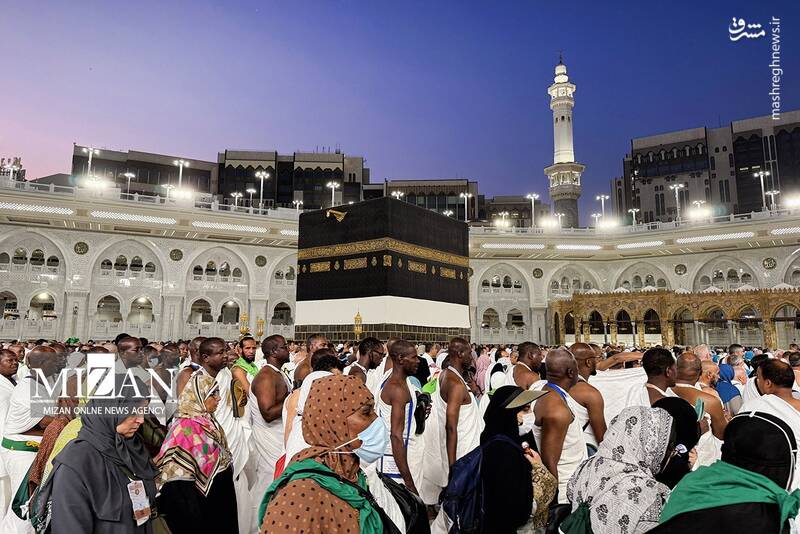 عکس/ حال و هوای زائران در مسجدالحرام