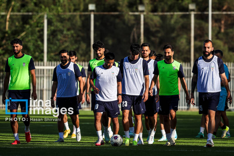 تمرين،فوتبال،حضور،تيم،بازيكنان،ملي،كادرفني،تمرينات،پرداختند