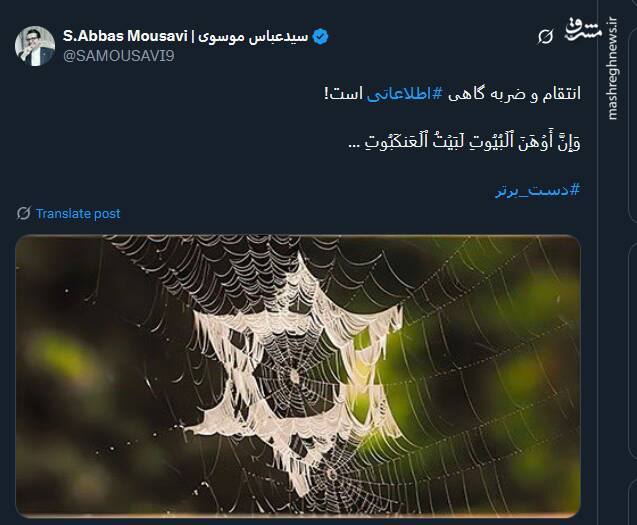 انتقام و ضربه گاهی اطلاعاتی است!