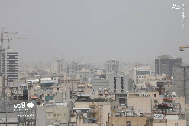 عکس / مشهد غرق در آلودگی 6