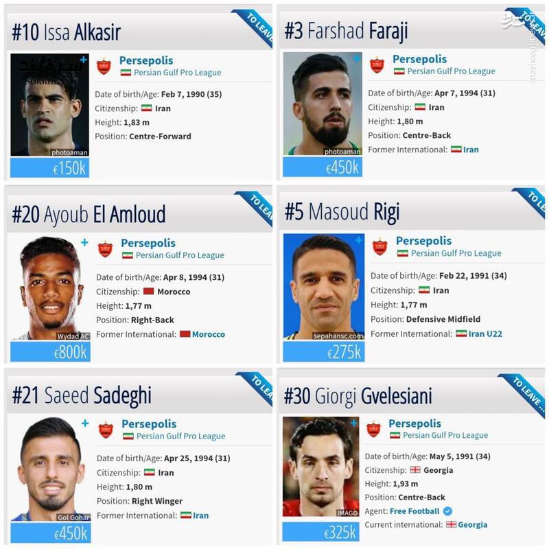 از شروع طوفانی تا توقف طولانی در بازار نقل و انتقالات / لیست پرسپولیس دوباره با بازیکنان معمولی بسته خواهد شد؟ 5