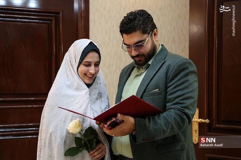 عکس / ششمین ازدواج دانشجویی دانشگاه جامع امام حسین (ع) 37