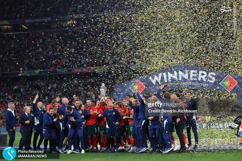عکس/ جشن قهرمانی پرتغال در لیگ ملتهای اروپا