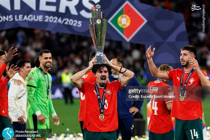 عکس/ جشن قهرمانی پرتغال در لیگ ملتهای اروپا