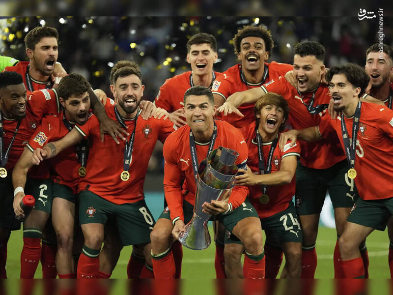 عکس/ جشن قهرمانی پرتغال در لیگ ملتهای اروپا