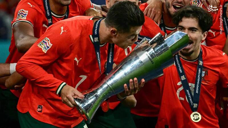 عکس/ جشن قهرمانی پرتغال در لیگ ملتهای اروپا