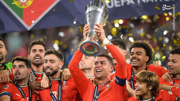 عکس/ جشن قهرمانی پرتغال در لیگ ملتهای اروپا