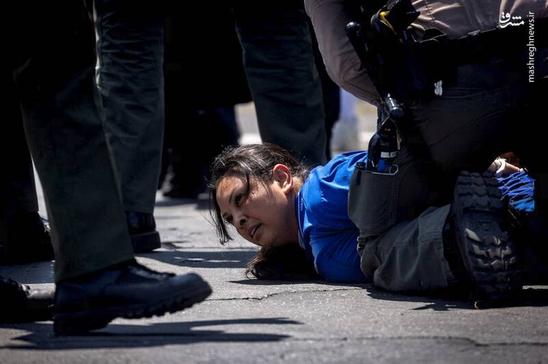 عکس/ آمریکا در آتش و دود