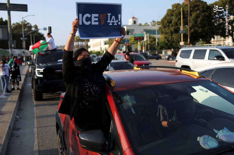 عکس/ آمریکا در آتش و دود