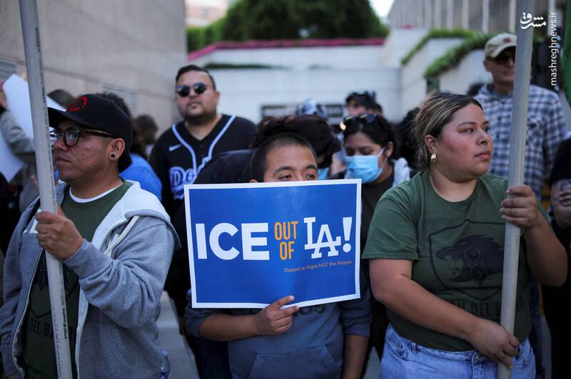 عکس/ آمریکا در آتش و دود