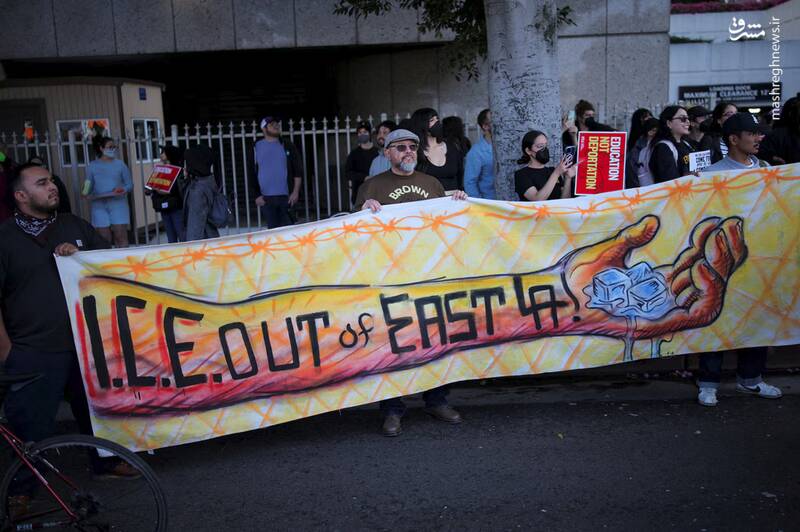 عکس/ آمریکا در آتش و دود