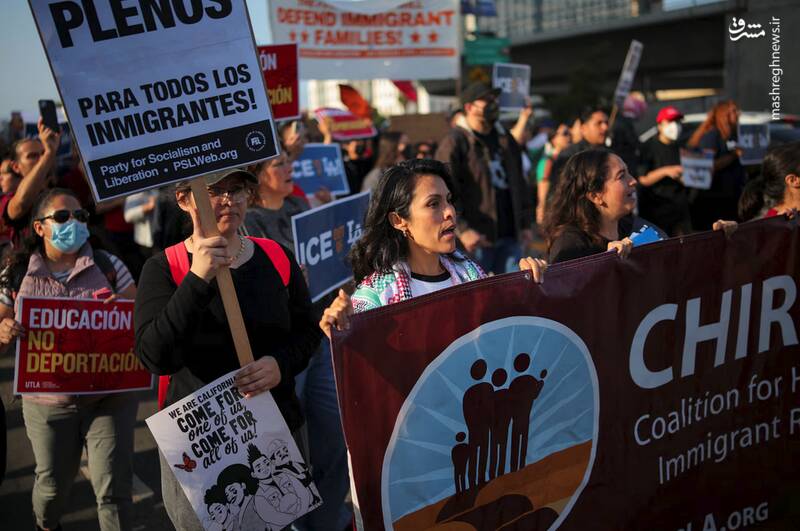 عکس/ آمریکا در آتش و دود