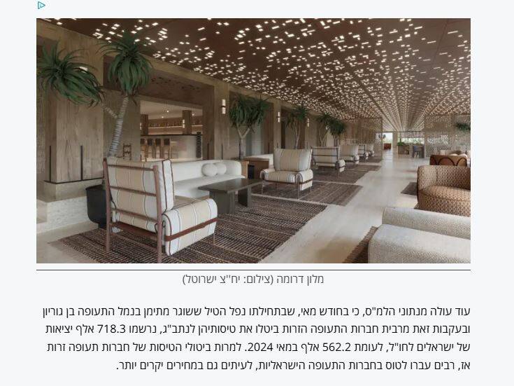 حملات یمن صنعت گردشگری رژیم صهیونیستی را به نابودی کشانده است