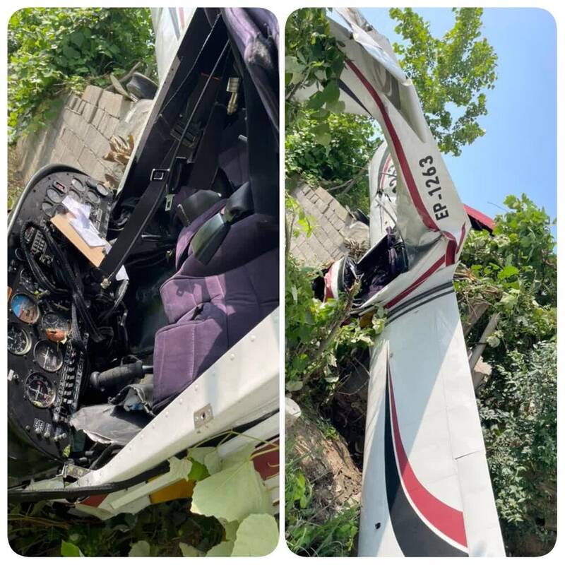 جزئیات سقوط هواپیمای تفریحی در تنکابن