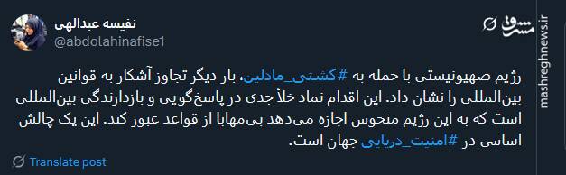 حمله اسرائیل به کشتی مادلین؛ چالش اساسی در امنیت دریایی جهان